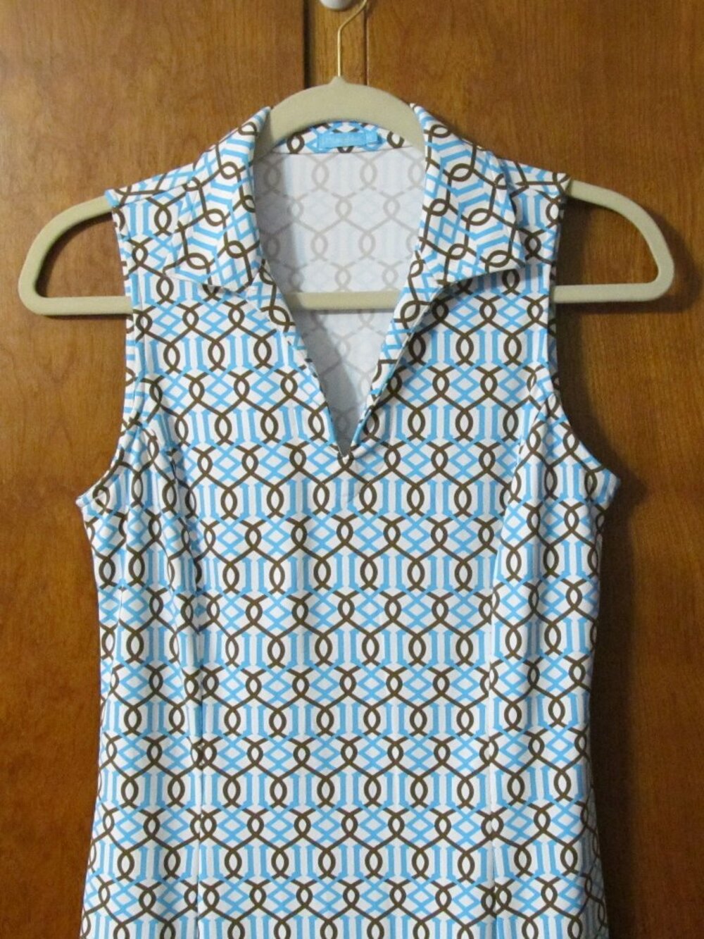 J. McLaughlin Sleeveless Geometric Print Shift Dress - Size XS - Picture 2 of 7